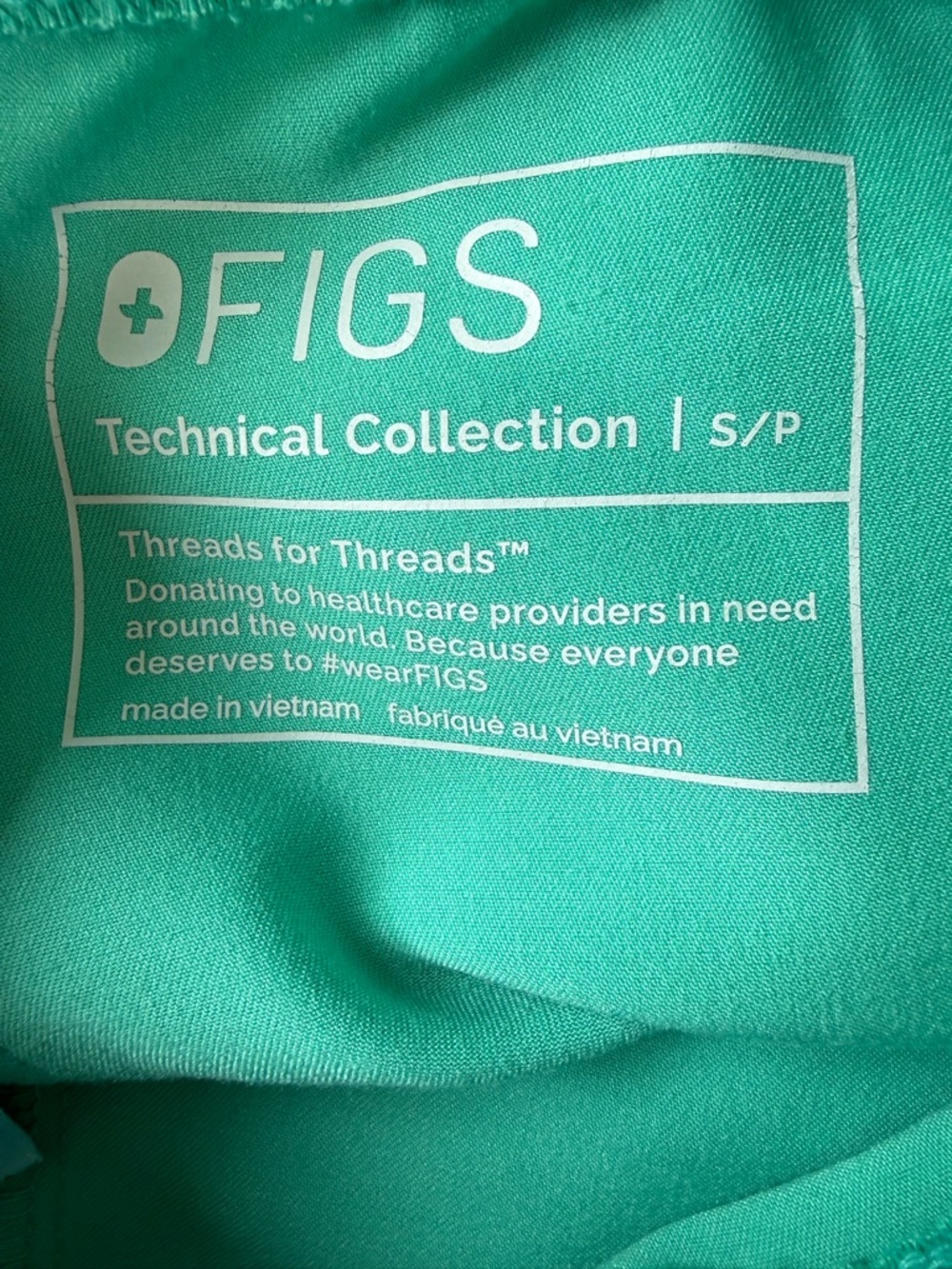 Figs Women’s Zamora Surgical Green Scrubs Joggers.   Size Small - Picture 11 of 14